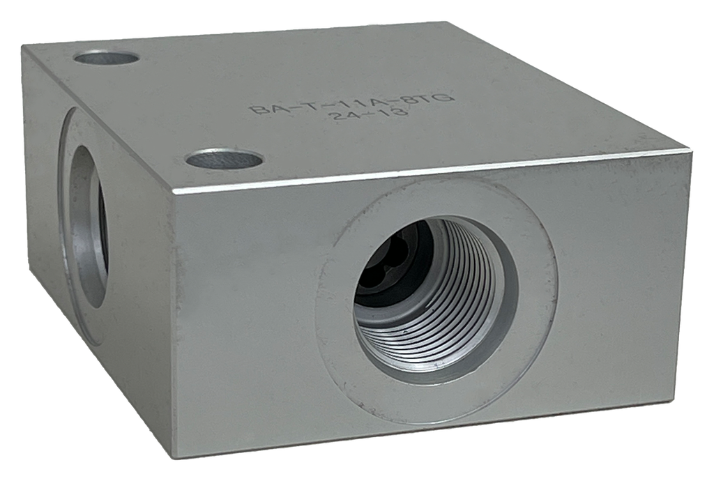 CBCA-LHN-A8T|T-11A Counterbalance Valve, 3:1, 1000-4000psi, 15gpm, with SAE 8 Aluminum Body