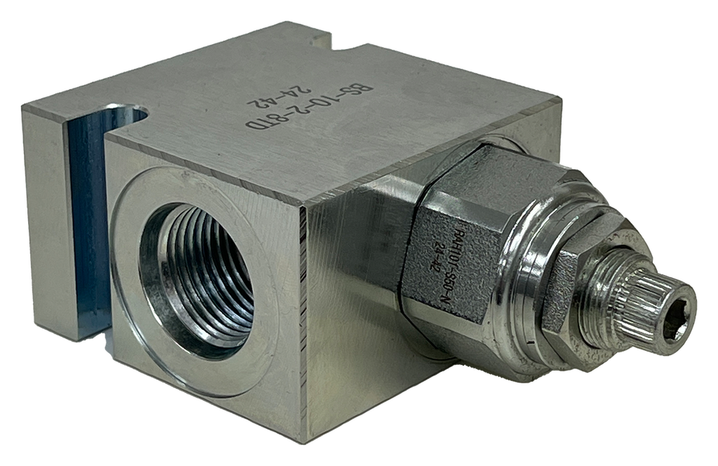 RAH101-S50-N-S-8T|10-2 Relief Valve 30 gpm 200-5000 psi with SAE 8 Body