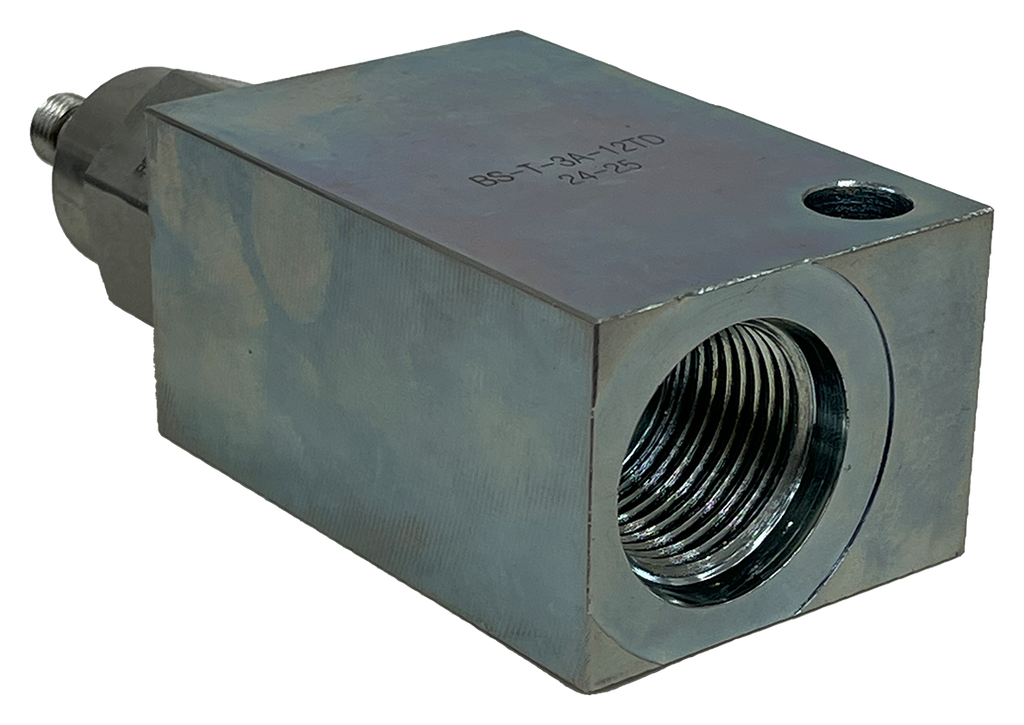 RPGC-LWN-S12T|T-3A Pilot Operated Relief Valve 200L/min 150-4500 psi with SAE 12 Steel Body