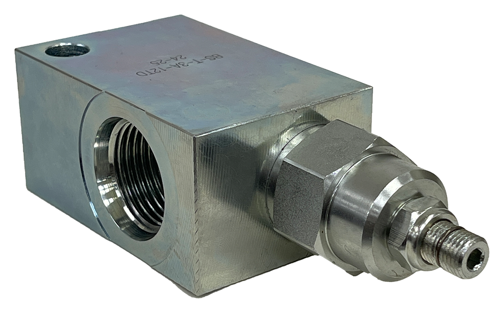 RPGC-LWN-S12T|T-3A Pilot Operated Relief Valve 200L/min 150-4500 psi with SAE 12 Steel Body