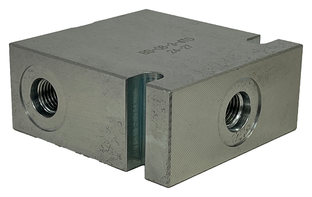 SLV-08-N-S4T|08-3 Shuttle Valve 15 L/min 240 Bar w/ SAE 4 Steel Body