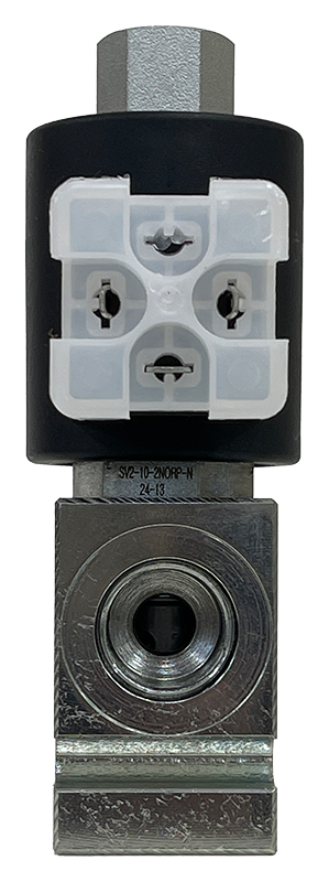 SV2-10-2NORP-N-12HD-S8T|10-2 2-Way 2-Position Solenoid Valve, 12VDC Din, with SAE 8 Body Normally Open