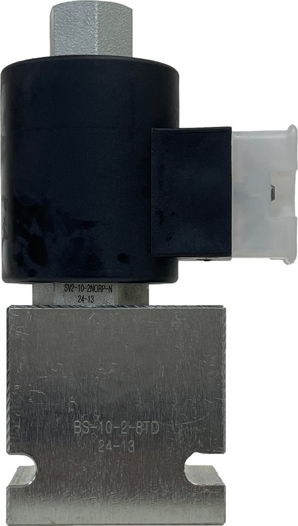 SV2-10-2NORP-N-24HD-S8T|10-2 2-Way 2-Position Solenoid Valve, 24VDC Din, with SAE 8 Body Normally Open