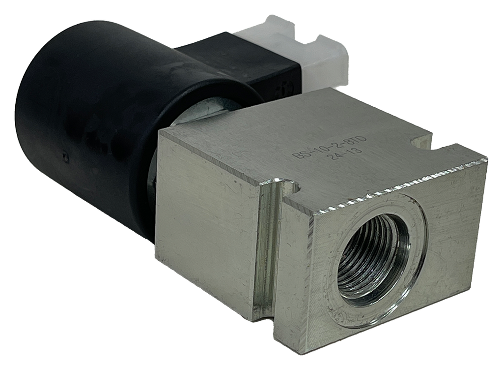 SV2-10-2NORP-N-24HD-S8T|10-2 2-Way 2-Position Solenoid Valve, 24VDC Din, with SAE 8 Body Normally Open