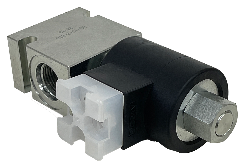 SV2-10-2NORP-N-24HD-S8T|10-2 2-Way 2-Position Solenoid Valve, 24VDC Din, with SAE 8 Body Normally Open