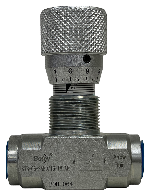 STB-06-SAE9/16 (3/8 Needle Valve 5800 psi - 3/8 ORB)|3/8 Needle Valve 5800 psi - 3/8 ORB