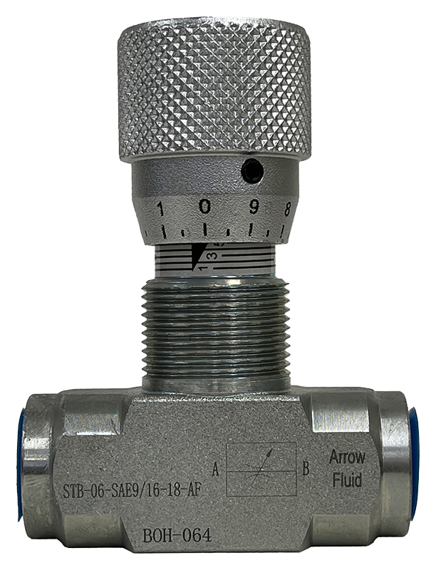 STB-06-SAE9/16 (3/8 Needle Valve 5800 psi - 3/8 ORB)|3/8 Needle Valve 5800 psi - 3/8 ORB