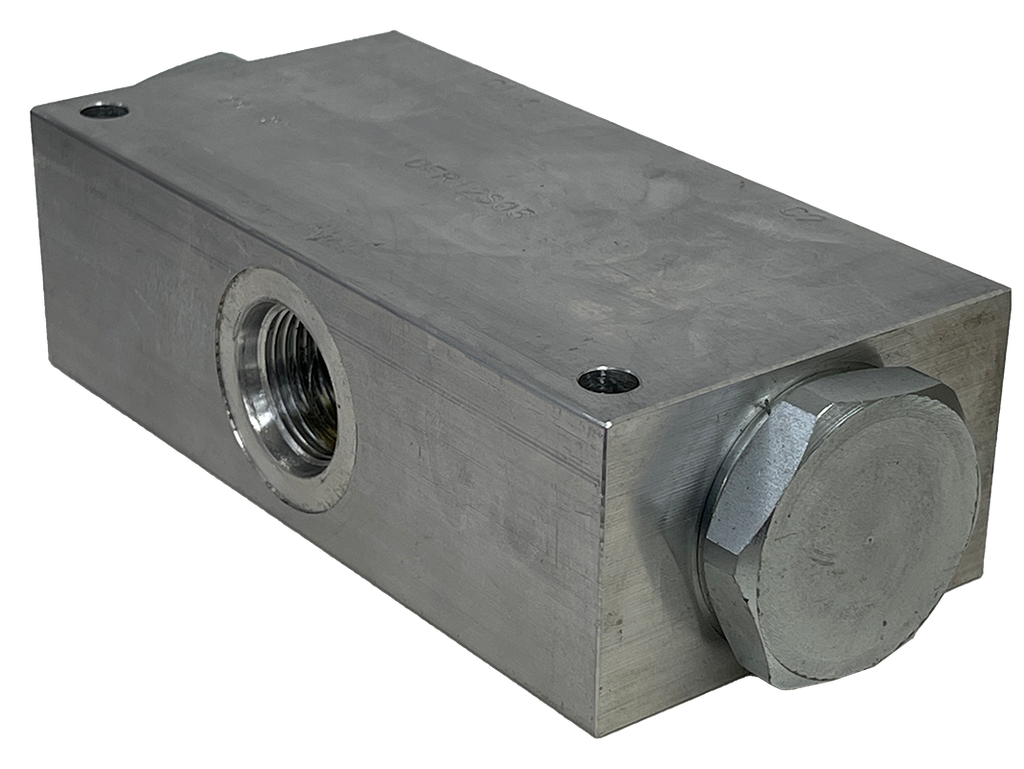 DFR12S06|25 GPM flow divider (inlet #12 ORB) (outlet x 2 #10 ORB)