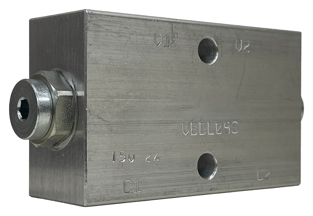 VBDL08S|Double PO check valve (#8 SAE ports)
