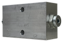 VBDL08S|Double PO check valve (#8 SAE ports)