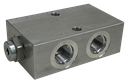 VBDL08S|Double PO check valve (#8 SAE ports)