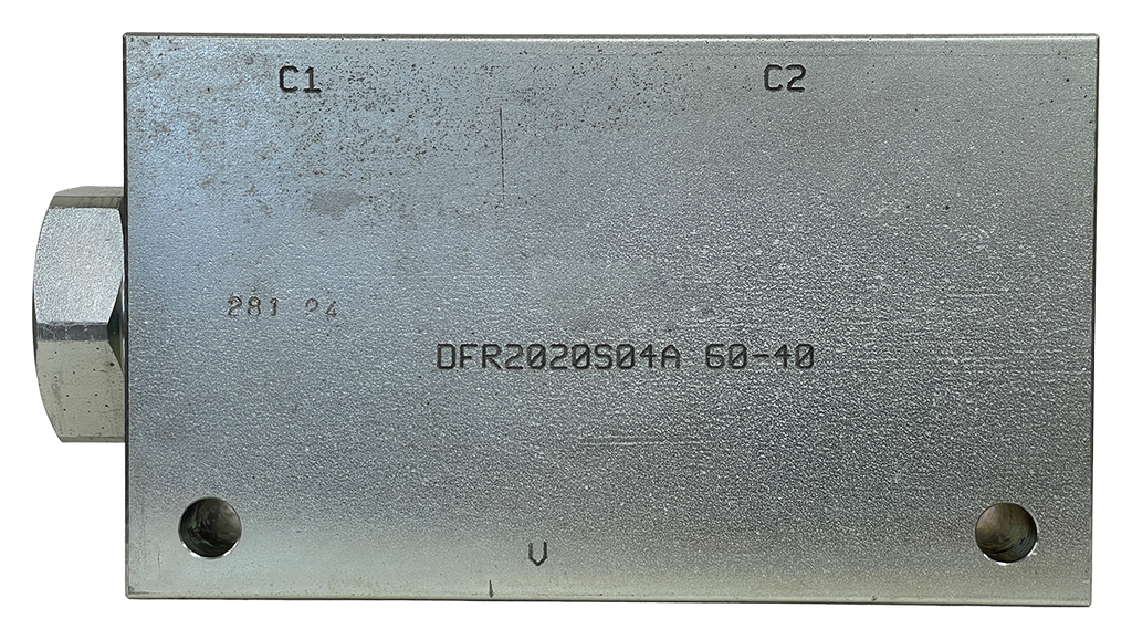 DFR202004A 60-40|Steel 60/40 flow divider