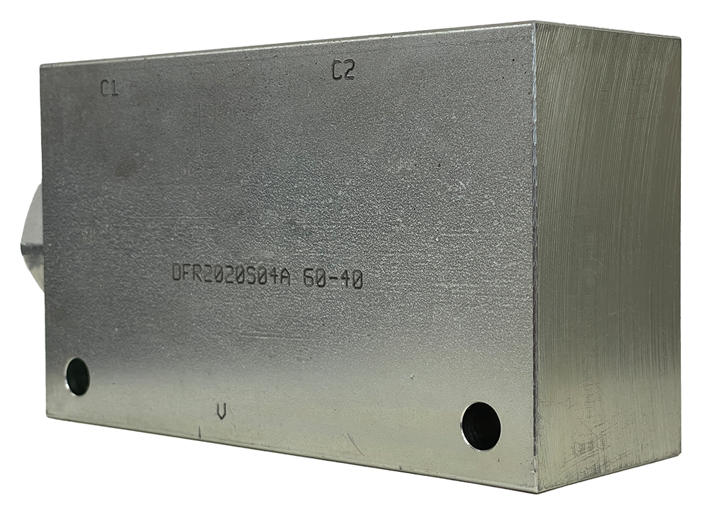 DFR202004A 60-40|Steel 60/40 flow divider