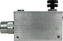 RFP-A-12-A-SAE10|Pressure compensated flow control, 3 way, 100 l/min, 26 gpm inlet, 17 gpm regulated