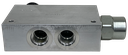 RFP-A-12-A-SAE10|Pressure compensated flow control, 3 way, 100 l/min, 26 gpm inlet, 17 gpm regulated