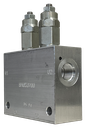 PR21076A|Double counterbalance valve 500-3000 psi, 8 ORB ports