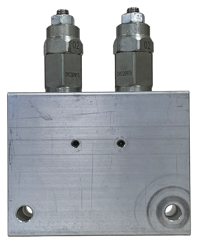 PR21076A|Double counterbalance valve 500-3000 psi, 8 ORB ports