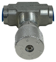 STU-400-SAE9/16-18|1/4" Inline Flow Control c/w 3/8" ORB Ports
