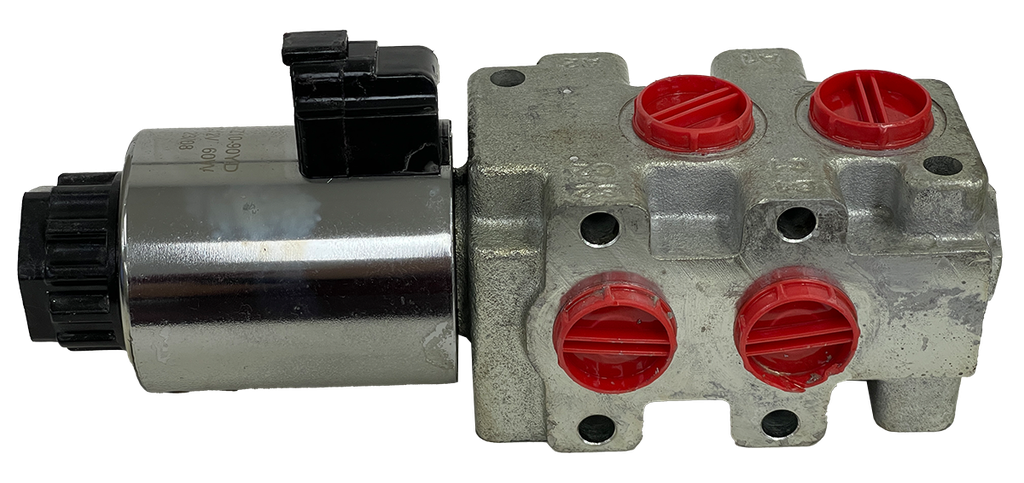 2SGL-DVTER-SAE10-D12-BAFD-DBL|6 way Selector valve 12 VDC - Banked as double - Deutsch