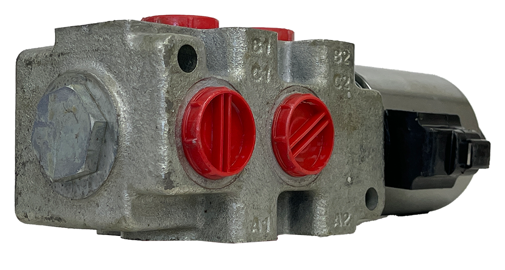 2SGL-DVTER-SAE10-D24-BAFD-DBL|6 way selector valve 24 VDC - Banked as double - Deutsch