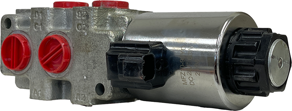 2SGL-DVTER-SAE10-D24-BAFD-DBL|6 way selector valve 24 VDC - Banked as double - Deutsch