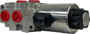 2SGL-DVTER-SAE10-D24-BAFD-DBL|6 way selector valve 24 VDC - Banked as double - Deutsch