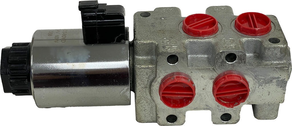 2SGL-DVTER-SAE10-D24-BAFD-DBL|6 way selector valve 24 VDC - Banked as double - Deutsch