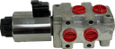 2SGL-DVTER-SAE10-D24-BAFD-DBL|6 way selector valve 24 VDC - Banked as double - Deutsch