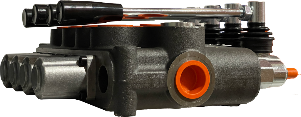 04P120/4x(A1KZ1)-S|4 Spool P120 valve with levers
