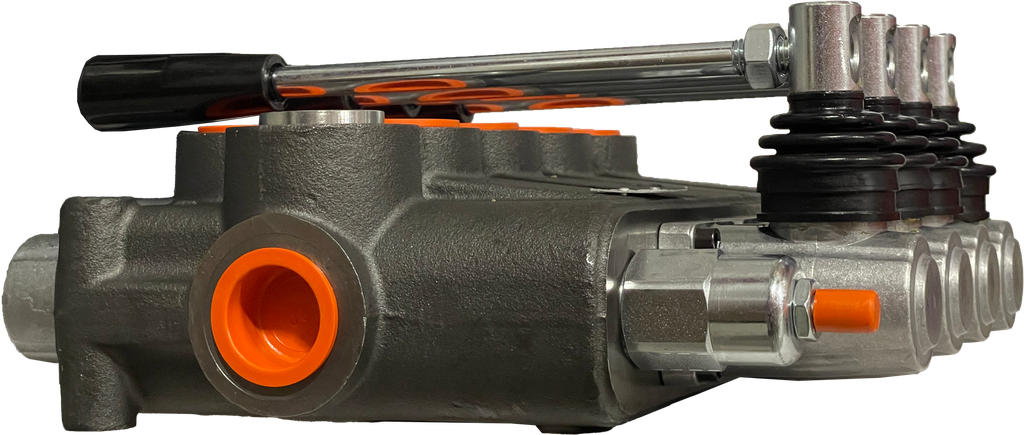 04P120/4x(A1KZ1)-S|4 Spool P120 valve with levers