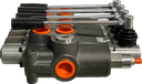 04P120/4x(A1KZ1)-S|4 Spool P120 valve with levers