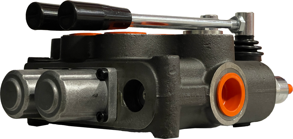 02P120/2x(A1KZ1)-S|2 Spool P120 valve with levers