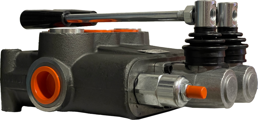 02P120/2x(A1KZ1)-S|2 Spool P120 valve with levers