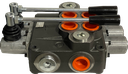 02P120/2x(A1KZ1)-S|2 Spool P120 valve with levers