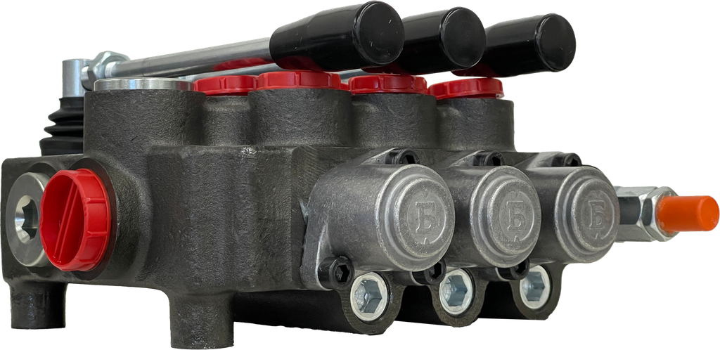 3Z80/1/3x(A1KZ1)-S|3 Spool Z80 valve with levers