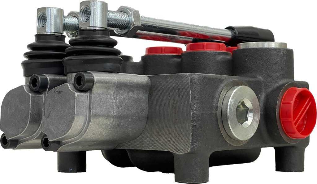 2Z80/1/2x(A1KZ1)-S|2 Spool Z80 valve with levers