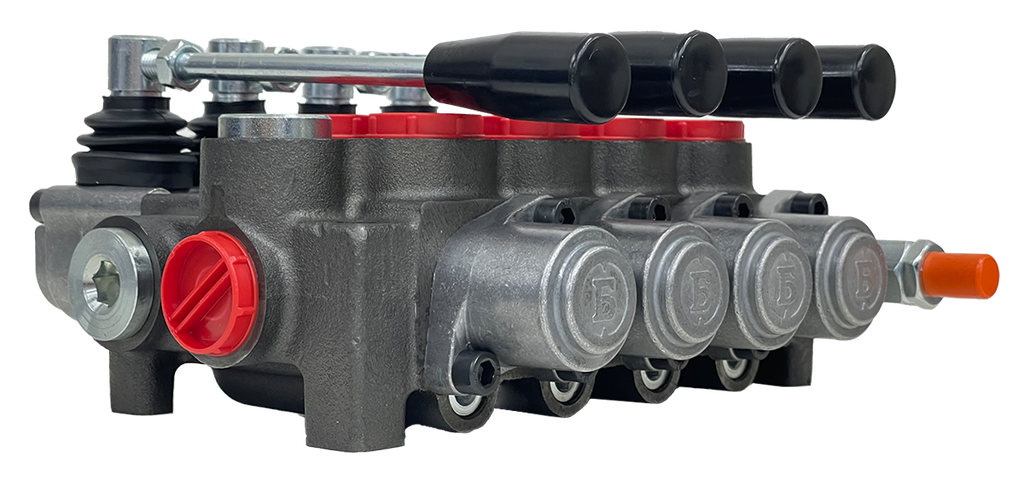 4Z50/1/4x(A1KZ1)-S|4 Spool Z50 valve with levers