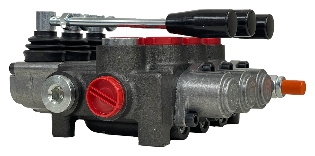 3Z50/1/3x(A1KZ1)-S|3 Spool Z50 valve with levers