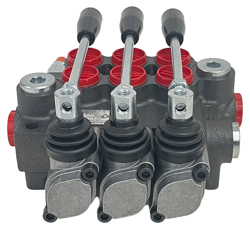 3Z50/1/3x(A1KZ1)-S|3 Spool Z50 valve with levers