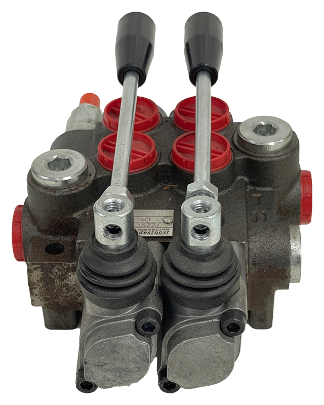 2P401Ap1Ap1SKZI|2 spool valve with handles and metering spools