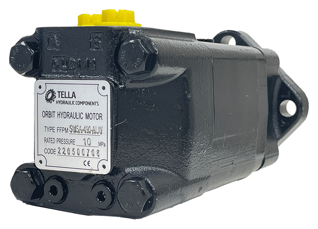 SMSA-490-ALW|490 CC Hydraulic Motor 4 Bolt, 1 1/4" Keyed Shaft