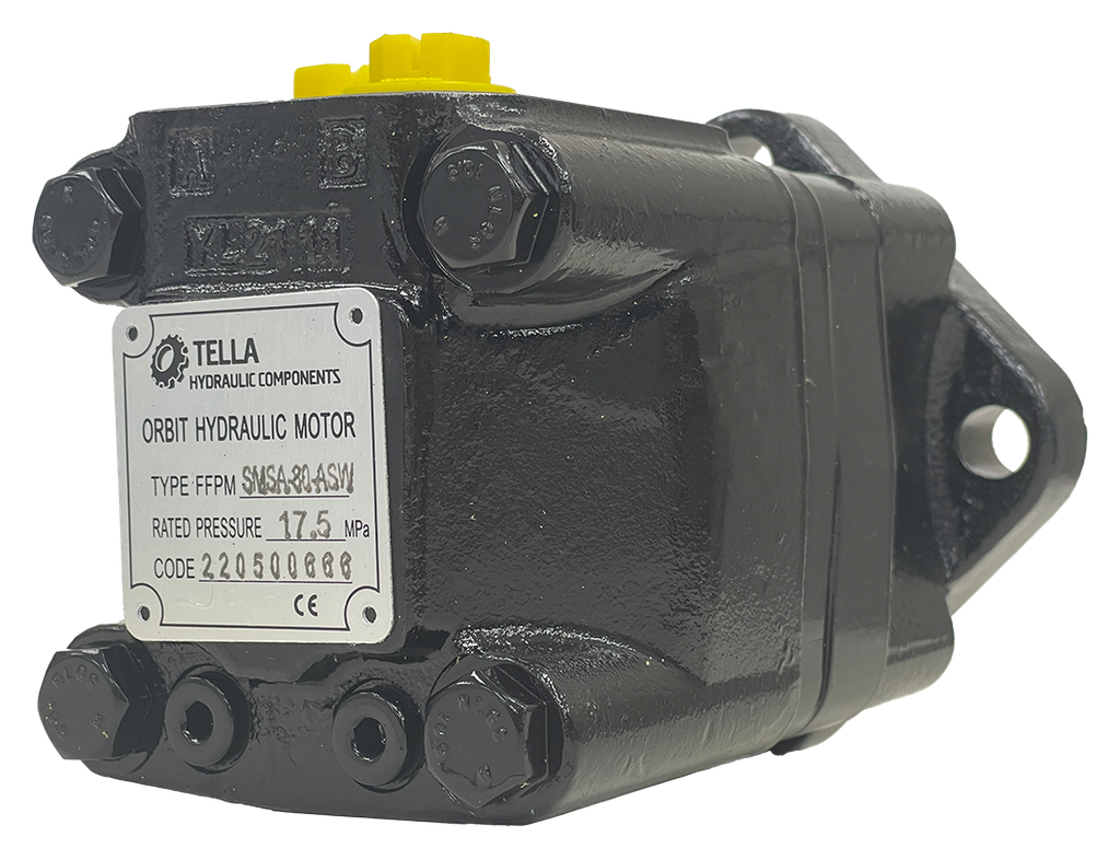 SMSA-80-ASW|80cc Motor 4 bolt SAE A square mount 1.25" spline shaft