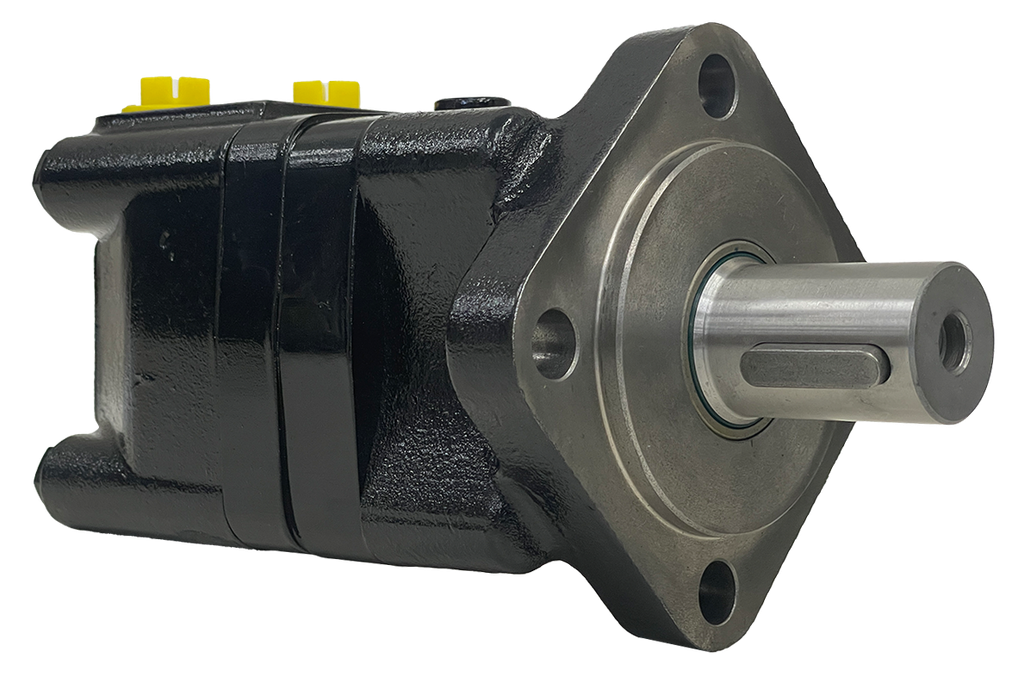 SMSA-125-ALW|125 CC motor 4 bolt SAE A mount 1.25" shaft with threaded mount holes for relief by ports. #10 SAE Ports