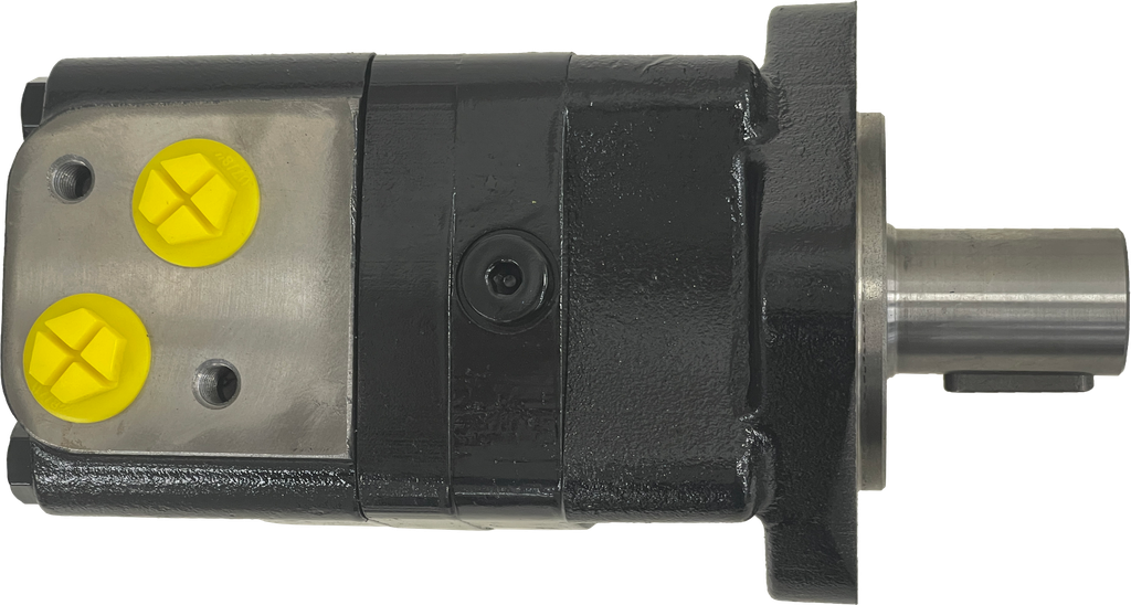 SMSA-125-ALW|125 CC motor 4 bolt SAE A mount 1.25" shaft with threaded mount holes for relief by ports. #10 SAE Ports