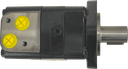 SMSA-125-ALW|125 CC motor 4 bolt SAE A mount 1.25" shaft with threaded mount holes for relief by ports. #10 SAE Ports