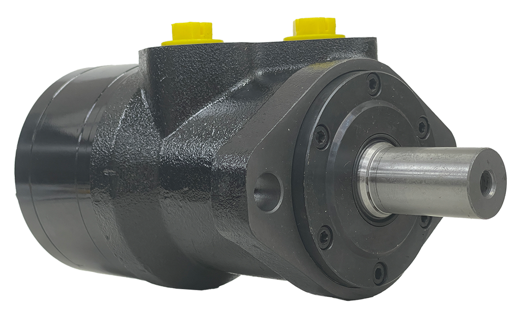 SMRS-200-BMW|200 cc Hydraulic Motor 2 bolt SAE A 25 mm keyed shaft 10 ORB ports