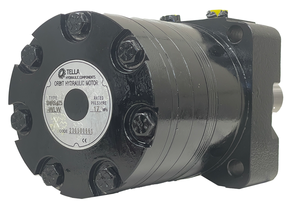SMRE-475-WLW|475 cc Wheel Motors, 1 1/2 keyed shaft, clockwise rotation