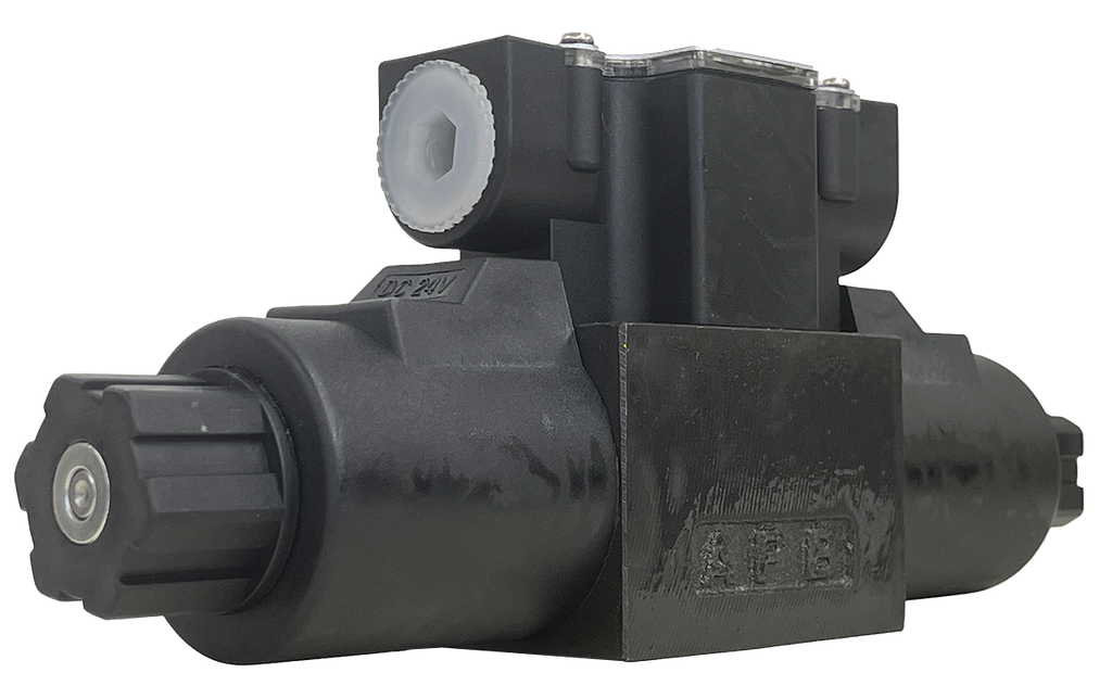 DSG-02-2D2-D24-LW|D03 valve, detented 24VDC with wiring box