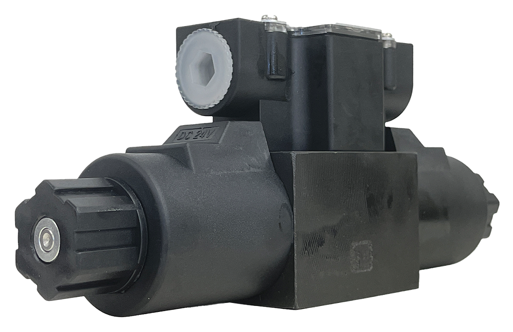 DSG-02-2D2-D24-LW|D03 valve, detented 24VDC with wiring box