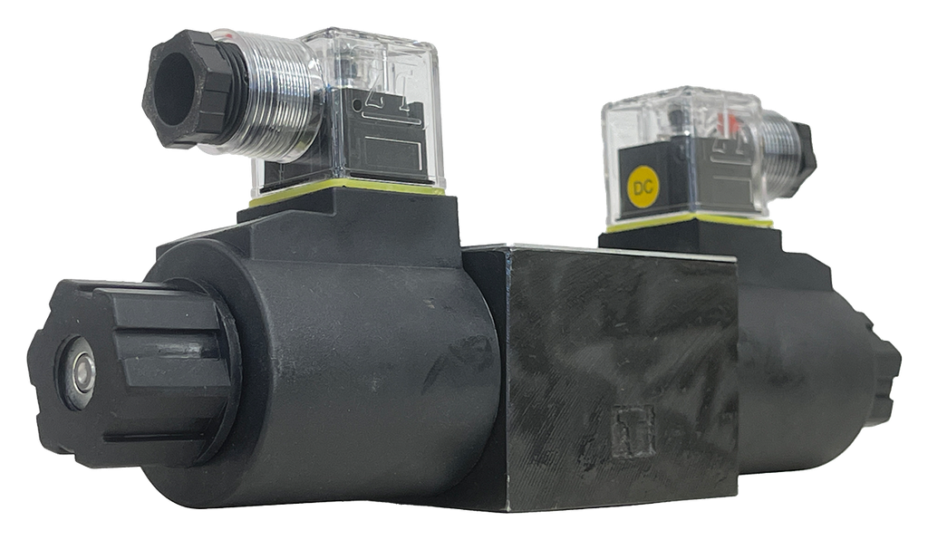 DSG-02-2D2-D24-DL|D03 valve, detented 24VDC with DIN connection